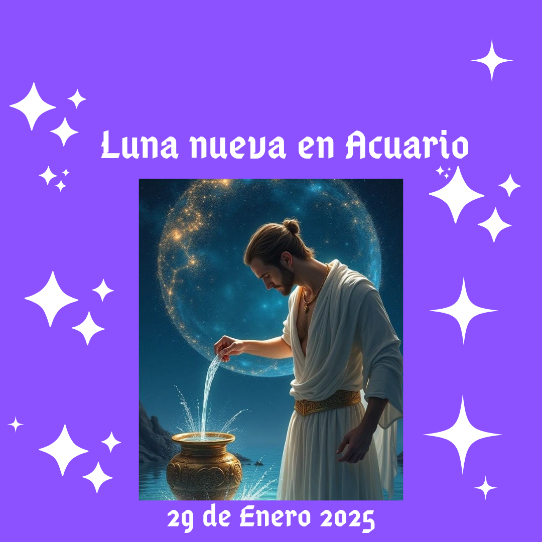 Luna nueva en Acuario