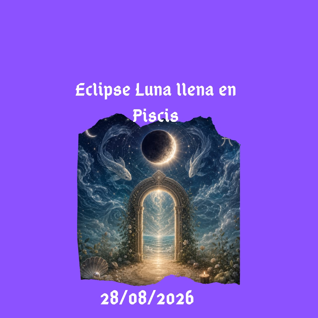 🌑♓️Eclipse luna llena en piscis